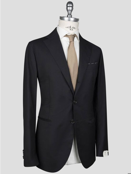 Luigi Borrelli Luigi Borrelli Black Virgin Wool Suit Black 001