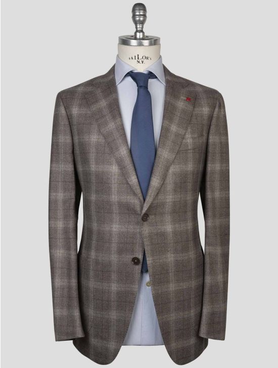 Isaia Isaia Brown Wool Suit Brown 000