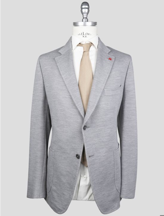 Isaia Isaia Gray Wool Pa Blazer Gray 000