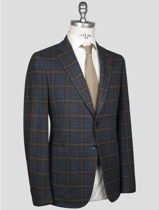 Isaia Isaia Multicolor Wool Blazer Multicolor 001