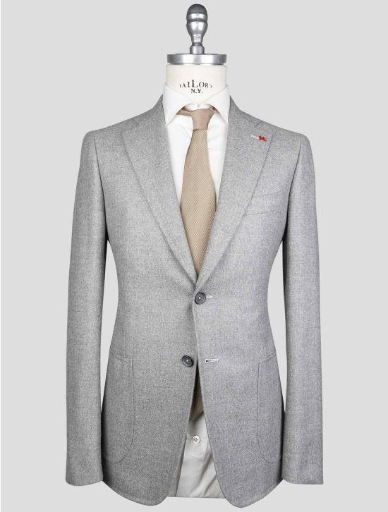Isaia Isaia Gray Wool Cashmere Blazer Gray 000
