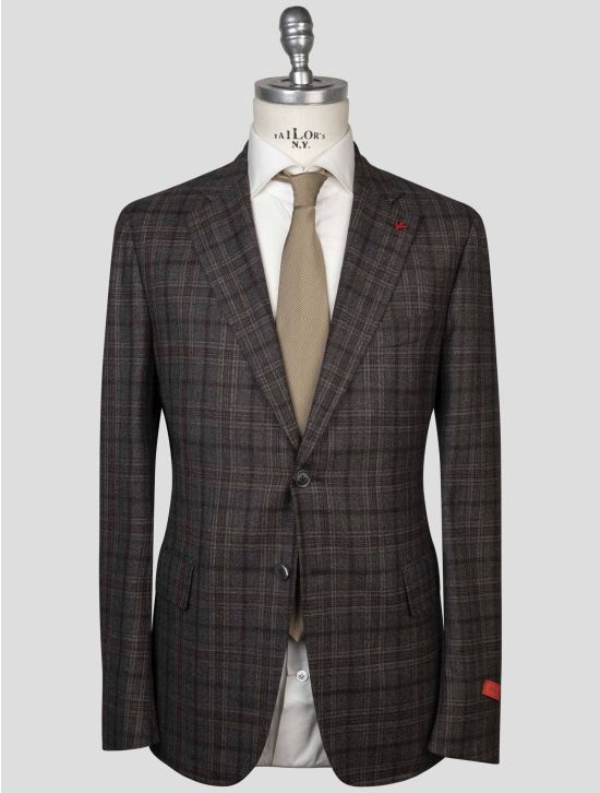 Isaia Isaia Multicolor Wool Suit Multicolor 000