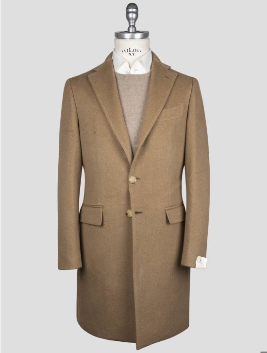 Luigi Borrelli Luigi Borrelli Brown Virgin Wool Cashmere Overocat Brown 000