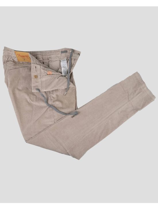 Marco Pescarolo Marco Pescarolo Beige Cotton Ea Velvet Pants Beige 001