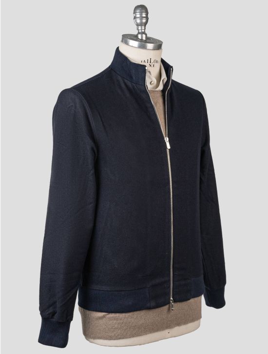 Marco Pescarolo Marco Pescarolo Dark Blue Virgin Wool Coat Dark Blue 001