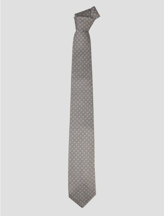 Luigi Borrelli Luigi Borrelli Gray Silk Tie Gray 000