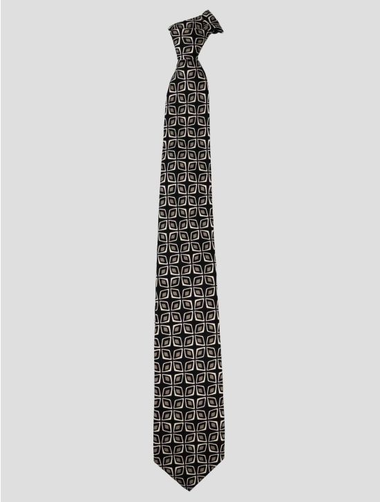 Luigi Borrelli Luigi Borrelli Black Silk Tie Black 000