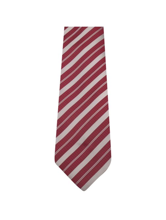 Zilli Zilli Red White Silk Tie Red White 001