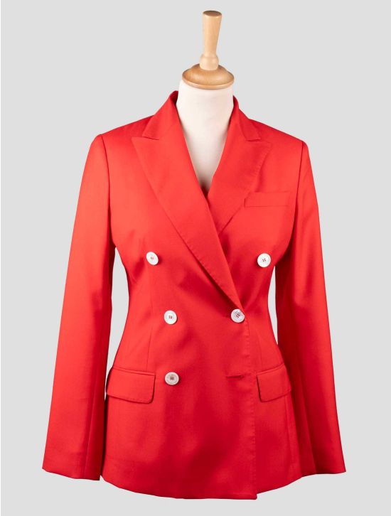 Kiton Kiton Red Cashmere Silk Suit Red 000