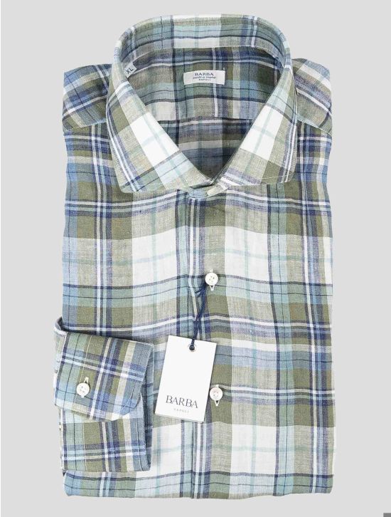 Barba Napoli Barba Napoli Multicolor Linen Shirt Multicolor 000
