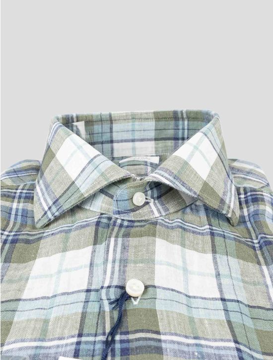 Barba Napoli Barba Napoli Multicolor Linen Shirt Multicolor 001