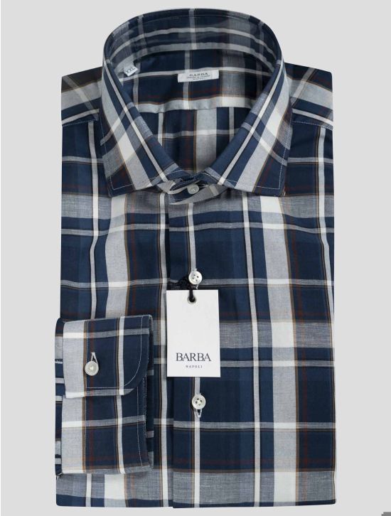 Barba Napoli Barba Napoli Multicolor Cotton Linen Shirt Multicolor 000