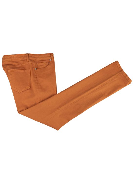 Kiton Kiton Orange Cotton Cashmere Ea Jeans Orange 000