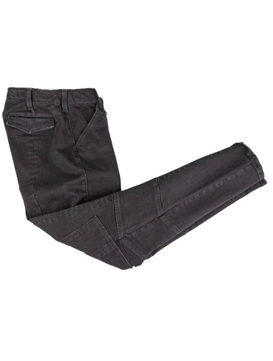 Kiton Kiton Black Cotton Ea Cargo Pants Black 000