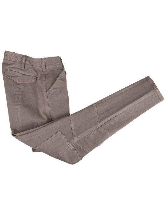 Kiton Kiton Gray Cotton Ea Cargo Pants Gray 000