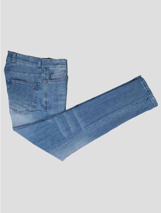 Isaia Isaia Light Blue Cotton Ea Jeans Light Blue 000