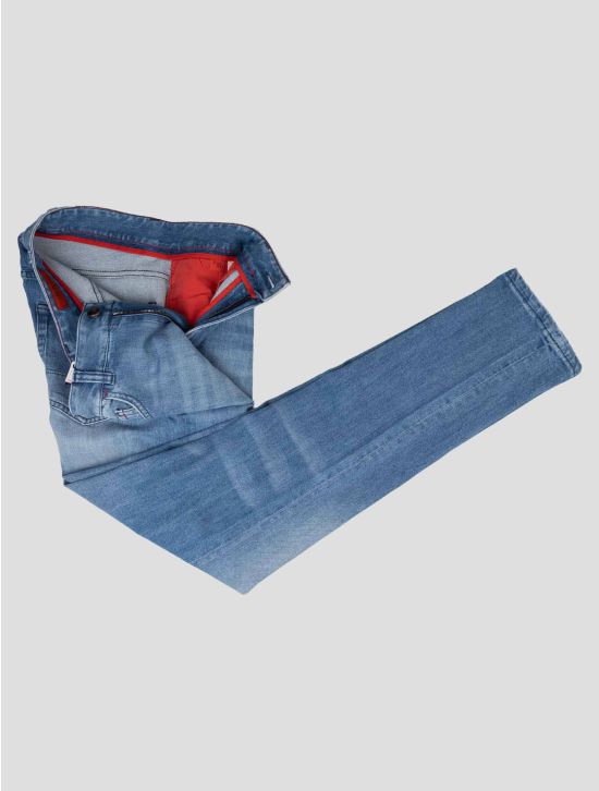 Isaia Isaia Light Blue Cotton Ea Jeans Light Blue 001