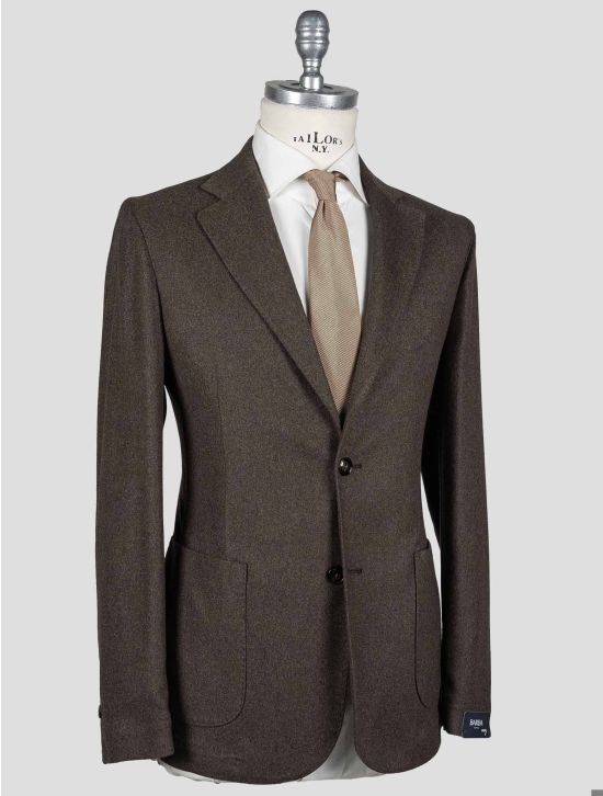 Barba Napoli Barba Napoli Brown Cashmere Ea Blazer Brown 001