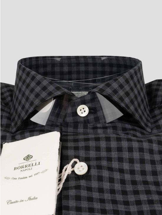 Luigi Borrelli Luigi Borrelli Gray Cotton Shirt Gray 001