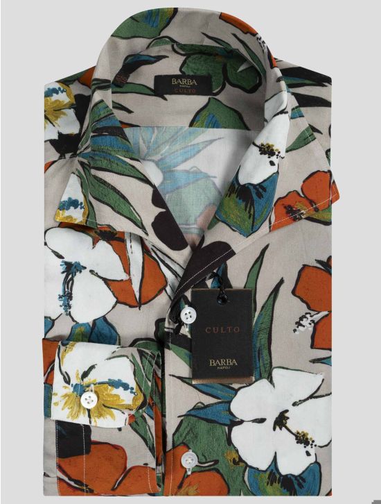 Barba Napoli Barba Napoli Multicolor Viscose Shirt Multicolor 000