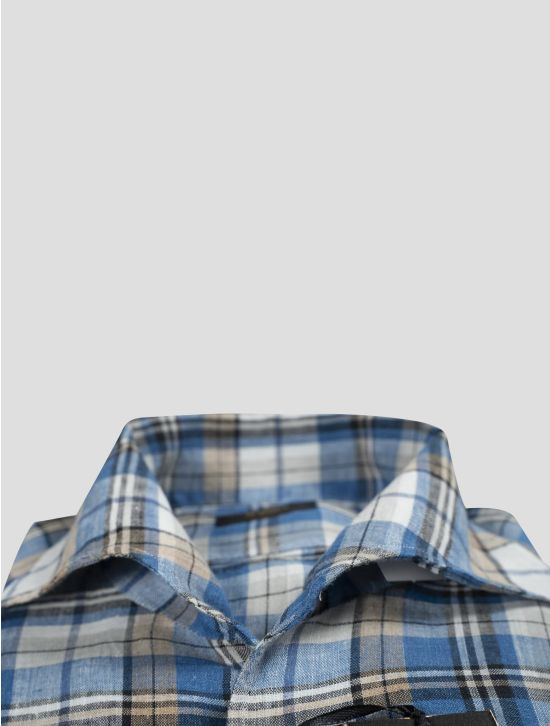 Barba Napoli Barba Napoli Multicolor Linen Shirt Multicolor 001