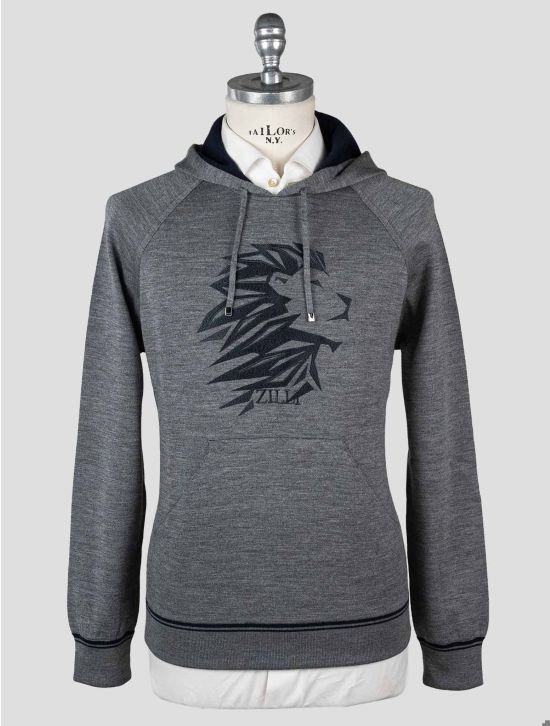 Zilli Zilli Gray Wool Silk Sweater Gray 000
