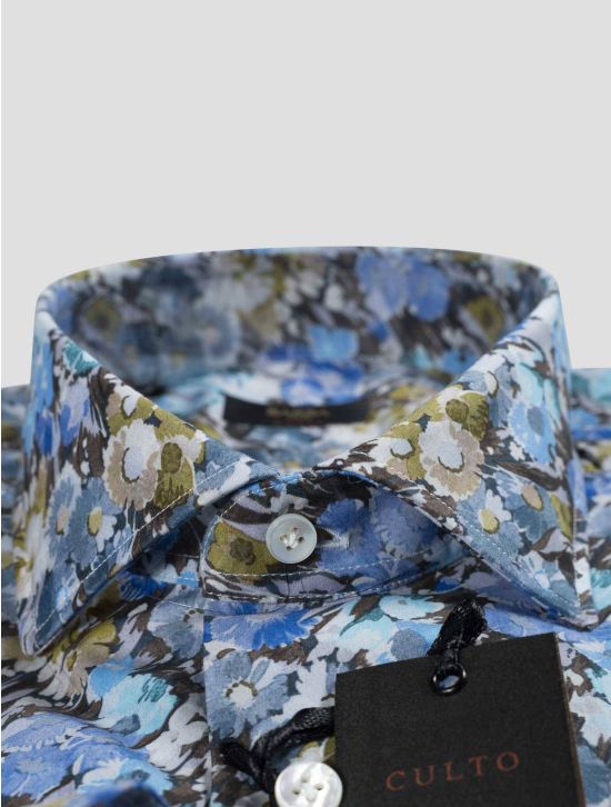 Barba Napoli Barba Napoli Multicolor Cotton Shirt Multicolor 001