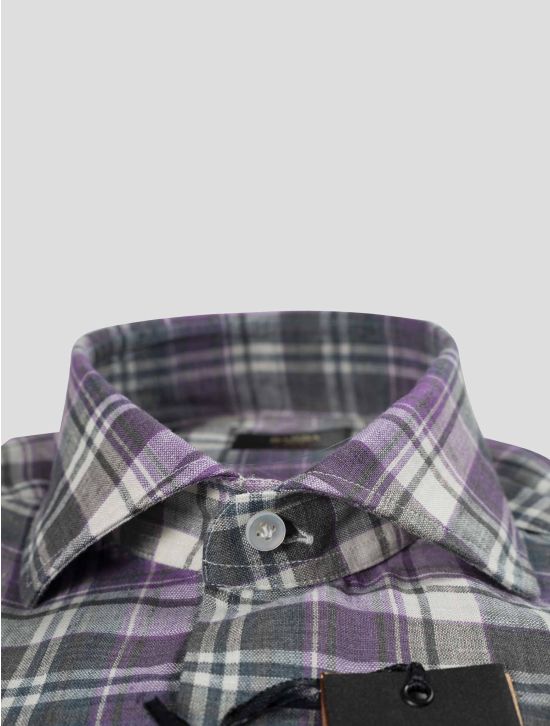 Barba Napoli Barba Napoli Multicolor Linen Shirt Multicolor 001