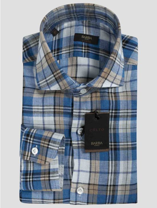 Barba Napoli Barba Napoli Multicolor Linen Shirt Multicolor 000