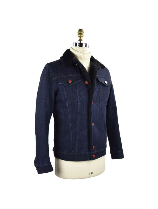 Kiton KITON Dark Blue Cotton Ea Coat Dark Blue 001