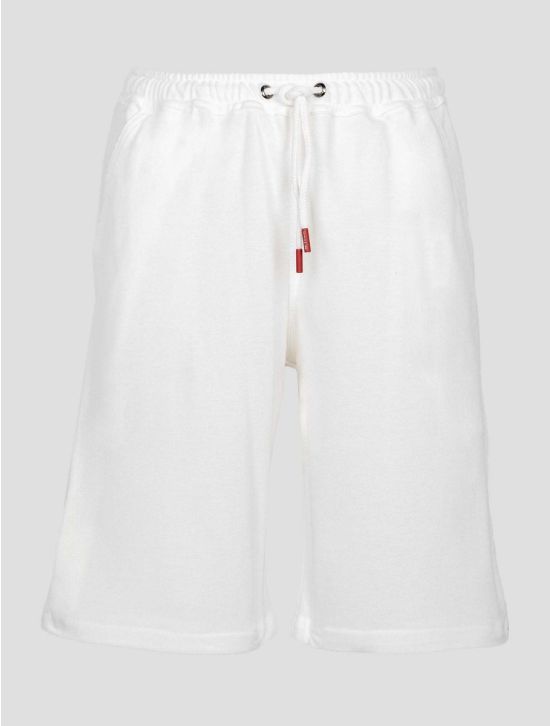 Kiton White Cotton Short Pants KJY17 1