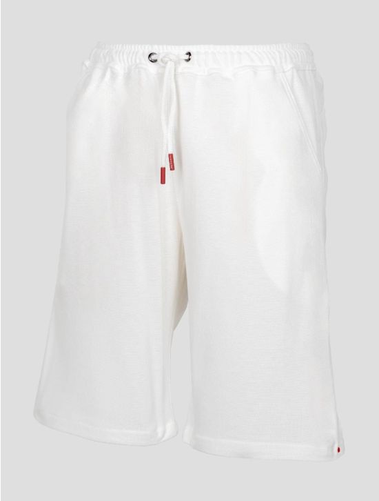 Kiton White Cotton Short Pants KJY17 2