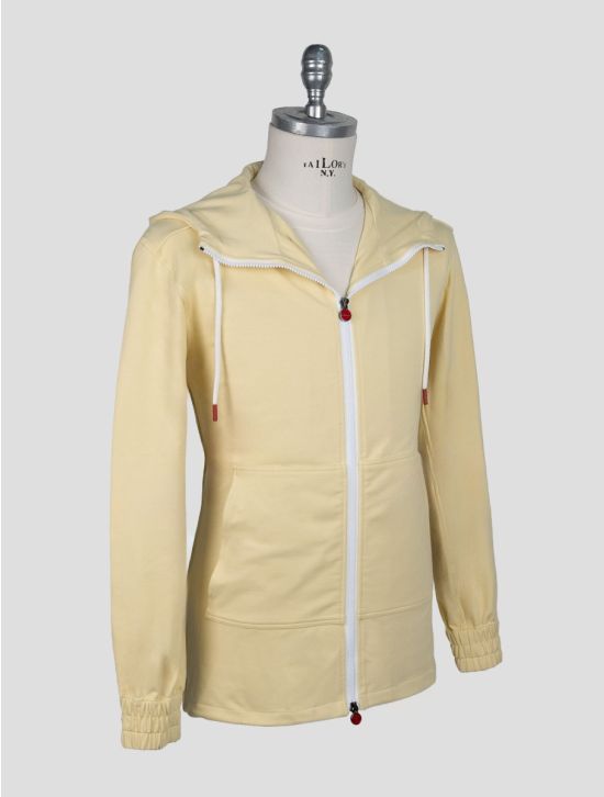 Kiton Yellow Cotton Ea Shirt Umbi