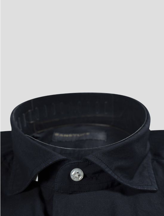 Barba Napoli Barba Napoli Blue Cotton Shirt Blue 001