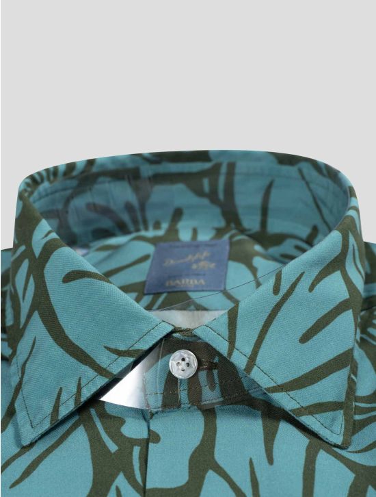 Barba Napoli Barba Napoli Green Viscose Shirt Green 001