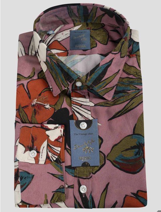 Barba Napoli Barba Napoli Multicolor Viscose Shirt Multicolor 000