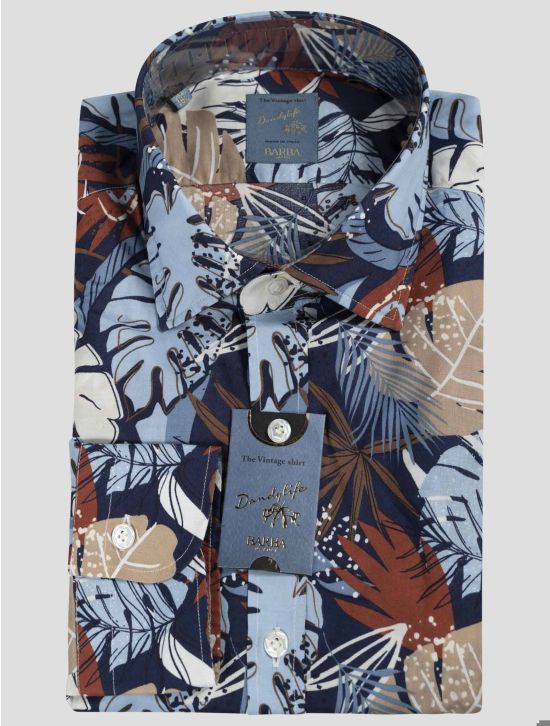 Barba Napoli Barba Napoli Multicolor Cotton Shirt Multicolor 000