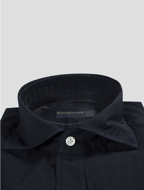 Barba Napoli Barba Napoli Blue Cotton Shirt Blue 001