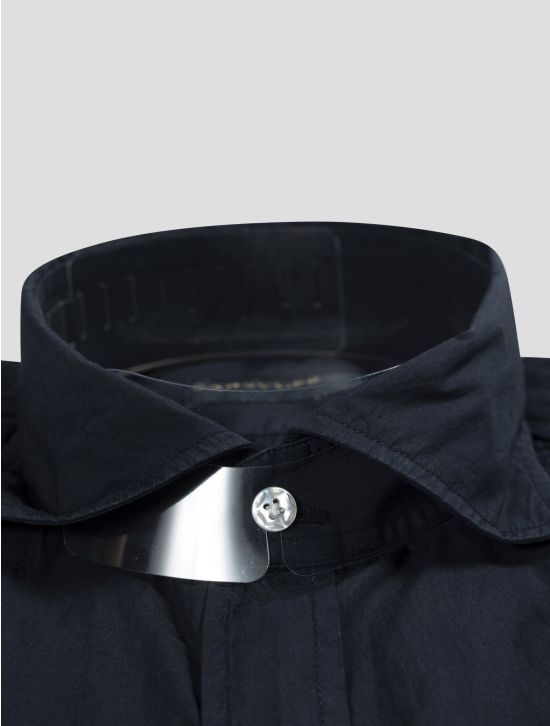 Barba Napoli Barba Napoli Blue Cotton Shirt Blue 001