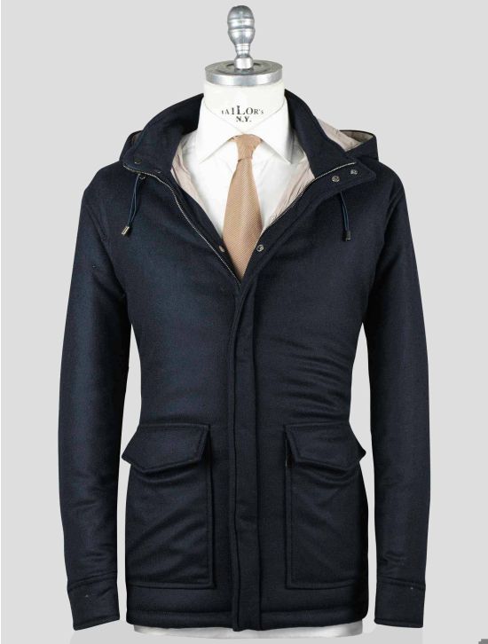 Barba Napoli Barba Napoli Dark Blue Cashmere Ea Coat Dark Blue 000