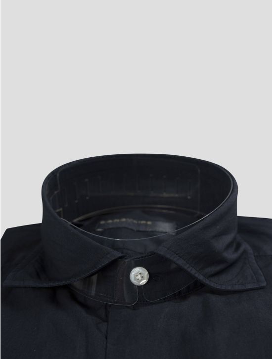 Barba Napoli Barba Napoli Blue Cotton Shirt Blue 001