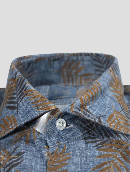 Barba Napoli Barba Napoli Multicolor Linen Shirt Multicolor 001