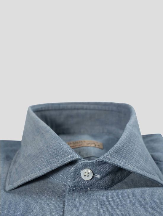 Barba Napoli Barba Napoli Denim Cotton Shirt Denim 001