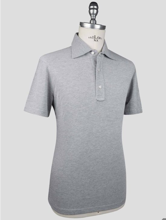 Isaia Isaia Gray Cotton Polo Gray 001