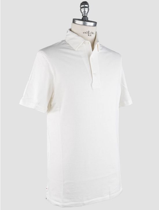 Isaia Isaia White Cotton Polo White 001