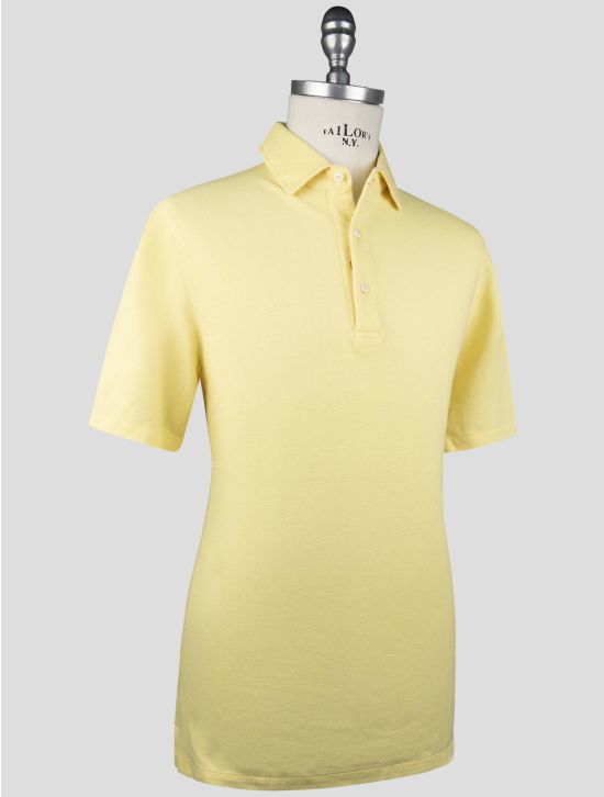 Isaia Isaia Yellow Cotton Polo Yellow 001