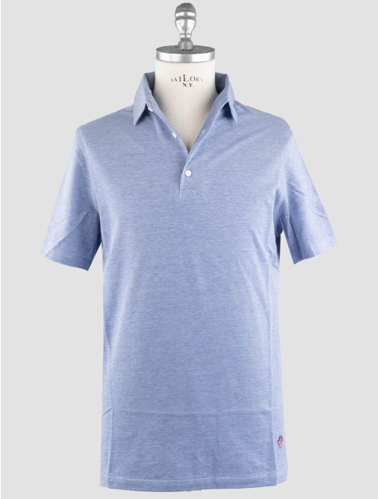 Isaia Isaia Blue Cotton Polo Blue 000