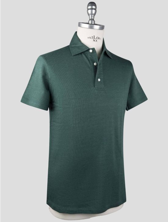 Isaia Isaia Green Cotton Polo Green 001