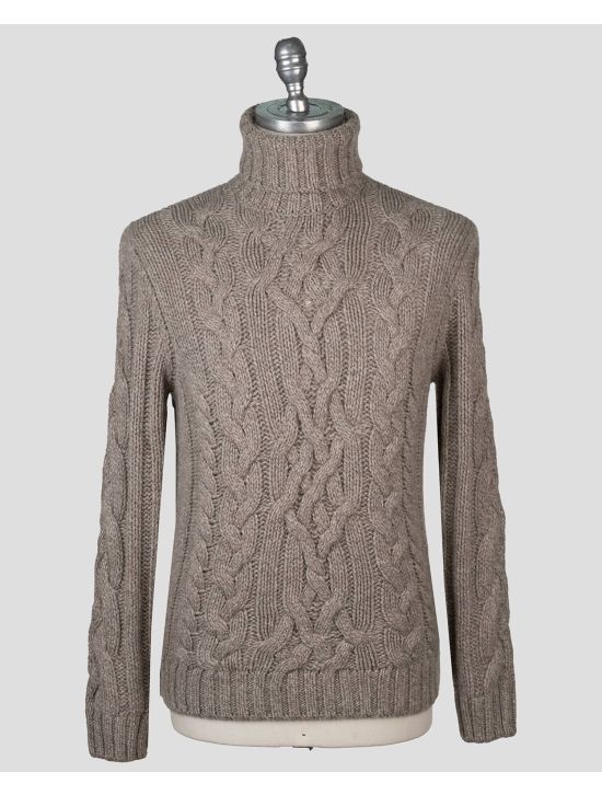 Isaia Isaia Beige Cashmere Sweater Turtleneck Beige 000