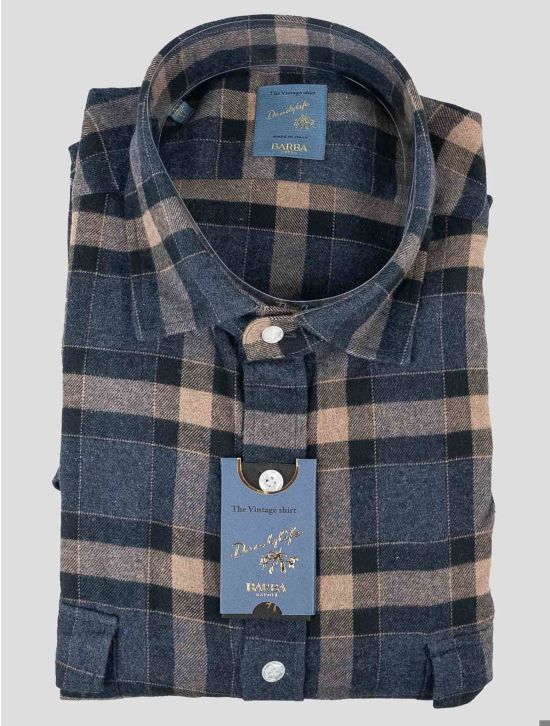 Barba Napoli Barba Napoli Multicolor Cotton Shirt Multicolor 000